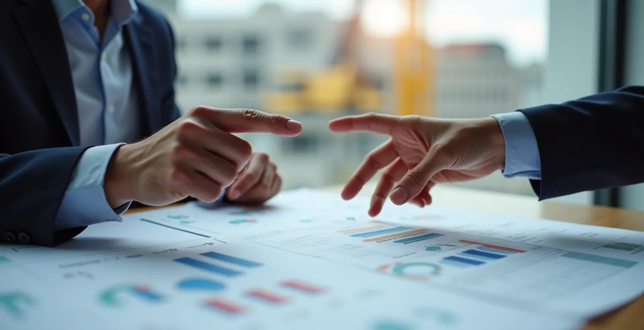 Document unique d'évaluation des risques professionnels transformé en outil de pilotage actif sur un bureau de chantier